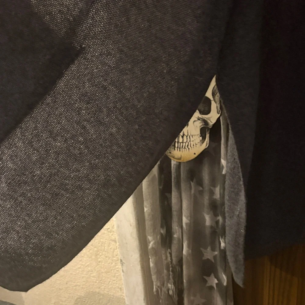 Nordstrom Soft Heather Gray Cashmere-Blend Shrug - Picture 3 of 5
